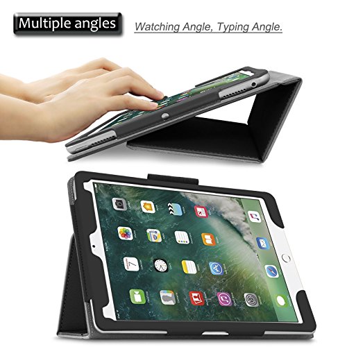 iPad Pro 10,5 Hülle,Infiland Slim Fit Folio PU-lederne dünne Kunstleder Schutzhülle Cover Tasche für Apple Neu iPad Pro 10,5″ Display 2017(mit Auto Schlaf / Wach Funktion)(Don’t Touch) - 3