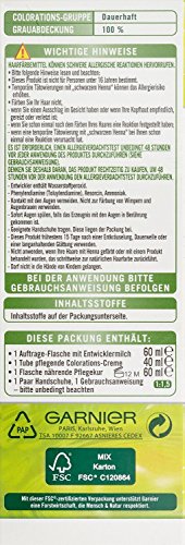 Garnier Nutrisse Creme Coloration Dunkles Goldblond 63, Färbung für Haare für permanente Haarfarbe (mit 3 nährenden Ölen), 1 Stück - 2