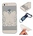 Produktbild für Apple iPhone 5 5S SE Hülle Blume Premium PU Leder Schutzhülle für Apple iPhone 5 5S SE (4.0 Zoll) Bookstyle Tasche Schale PU Case mit Standfunktion(+Outdoor Kompass Schlüsselanhänge)#U