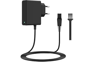 BERLS 15V Chargeur Tondeuse/Rasoir Compatible avec Philips Norelco HQ8505 Serie 3000 5000 7000 9000, QP6520 QP6510 QP6620 MG5750 MG7790, Adaptateur Secteur avec Cordon