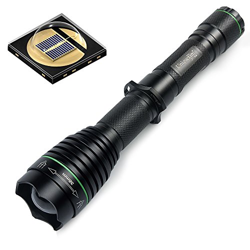 UniqueFire® New eingeht uf1508 schwarz IR 850 nm oder 940 nm Infrarot-Licht Nachtsicht Taschenlampe Einstellbarer Fokus zoombaren Taschenlampe Set (75 mm + 67 mm + 50 mm + 38 mm Objektiv) für Nacht Huting