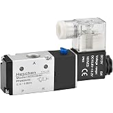 Kit Elettrovalvola Pneumatica 5 Vie 2 Posizioni Con Cilindro A Doppio Effetto E Tubo PU – Silenziatore In Rame, Per Automazione E Fai-da-te