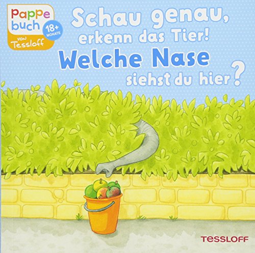 Schau genau, erkenn das Tier! Welche Nase siehst du hier?: Ein Pappebuch mit Reimen zum Mitraten (Bilderbuch ab 18 Monate)