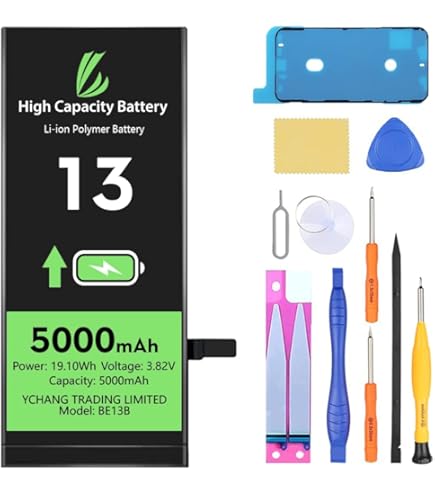 OnlyTech - Batterie Premium De Remplacement Pour IPhone 13-3227mAh - Avec Adhésif