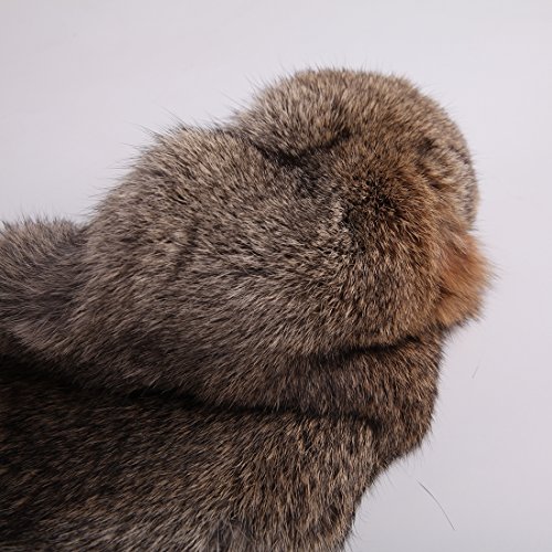 URSFUR Erstklassige Felle aus Kaninchen Echte Tierfell Kaninchenfell Kanin Hasenfell 18.5*11Inches - 7
