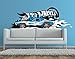 Produktbild Klebefieber Wandtattoo Hot Wheels Blue Fire B x H: 40cm x 13cm
