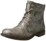 Diese Damenschuhe in der Farbe Grau überzeugen durch ein klares Design und unterstreichen die aktuelle Schuhmode. Große Schuhe von Mustang Shoes lassen sich perfekt mit dem urbanen Modegeist kombinieren und verleihen jedem modernen aber auch einem klassisch-sportivem Outfit den passenden Schliff. Das Außenmaterial bei diesem Modell wurde aus Synthetik hergestellt, als Innenmaterial wurde Textil verwendet. Bei diesen Schuhen kann als Weite Bequeme Weite (G-Weite) berücksichtigt werden. Bei der So