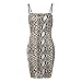 Produktbild jieGREAT Kleiden Räumungsverkauf,Frauen Sleeveless Serpentine Printing Tight Buttock Fitting Knee Länge Dressby