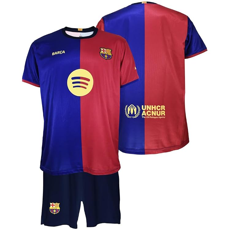 Maglietta Ufficiale FC Barcelona Lionel Messi - Taglia Bambino 14 Anni, 100% Cotone, Collezione Autorizzata