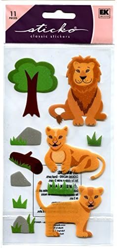 Stickopotamus Stickers Lion Glitter by Stickopotamus