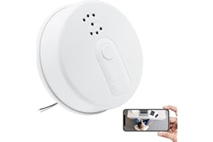 KAGMY WiFi Hidden Spy Camera Smoke Detector, 1080P Wireless Security Spy Cam with Remote View/Night Vision/Motion Detection,Nanny Camera for Home Office Surveillance