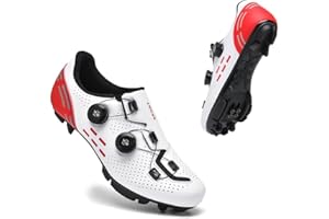 XUANKE Road Cycling Shoes Mens SPD-SL/SPD/Delta/KEO Compatible with Peloton Bike Indoor Outdoor Road Bike Riding Shoes Men's & Women's Black MTB