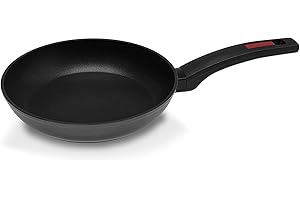 Zanetti Evolution Padella Induzione con fondo antiaderente, per tutti i piani cottura, impugnatura comoda, 28 cm Diametro, colore Nero