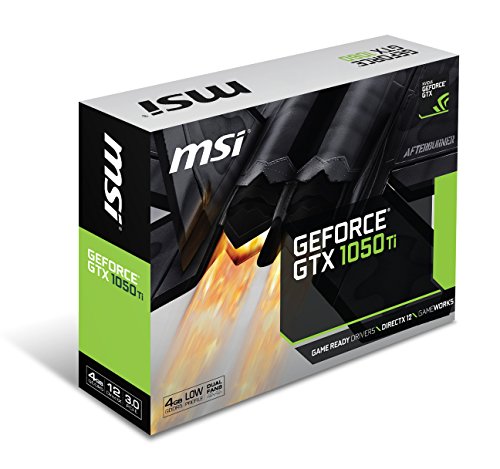 MSI GeForce GTX 1050 TI 4GT LP 4GB Nvidia GDDR5 1x HDMI  1x DP  1x DL-DVI-D  2 Slot Low Proflie  Afterburner OC  Nvidia G-Sync  Grafikkarte