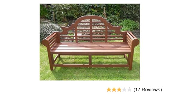 Fully Assembled Mr Teak The Sissinghurst Lutyens Deluxe Teak Garden Bench Garden Furniture Accessories Garden Outdoors