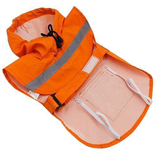 Dog-Raincoats-Fashion-Solid-Color-Waterproof-Clothes-For-Dogs-In-Wet-Weather-Outdoor-Lightweight-Rain-Jacket-With-High-Breathable-Qualities-Adjustable-Poncho-Hooded-Coat-With-Reflective-Strip-Outfit-C