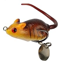 Topwater Rat Fishing Lure - Whopper Plopper Style Propeller Bass Lure 3.35" 0.53oz (AH8515N) - View #10