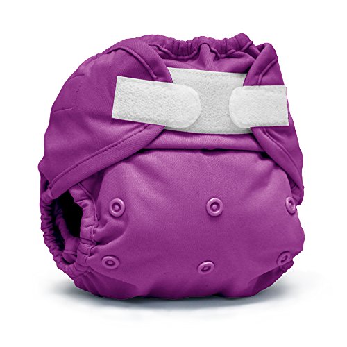 Kanga Care  Girls Infant Velcro Cloth Nappy Cover (6 - 9 Months, Purple Orchid)