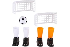YJEMLE 1 Set Finger Soccer Game Finger Footballs Match Funny Finger Table Game Set with Two Goals for Fans Club Party