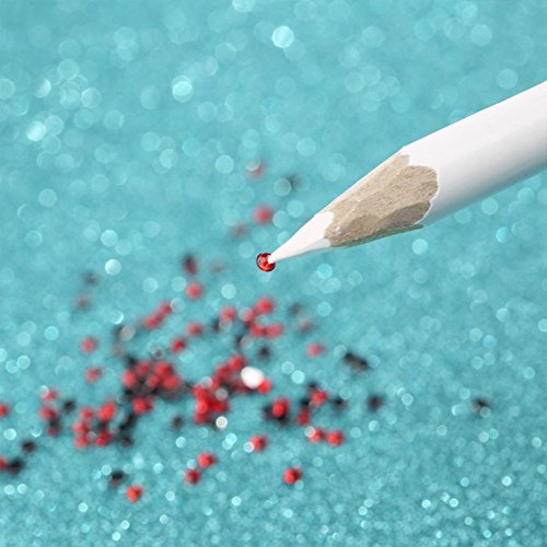 Coscelia 4er Strassstein-Picker Stift zum Aufkleben professionell Nageldesign Tool - 4