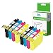 Produktbild InkJello Kompatible Tinte patrone Ersatz für Epson XP-455 XP-452 XP-445 XP-442 XP-435 XP-432 XP-355 XP-352 XP-345 XP-342 XP-335 XP-332 XP-257 XP-255 XP-247 XP-245 XP-235 T2996 (BK/C/M/Y, 8-Pack)