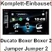 Produktbild Komplett Set Fiat Ducato Boxer Jumper Kenwood DDX-317BT Bluetooth USB DVD MP3 CD