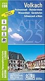 Image de ATK25-E06 Volkach (Amtliche Topographische Karte 1:25000): Prichsenstadt, Mainbernheim, Wiesentheid,