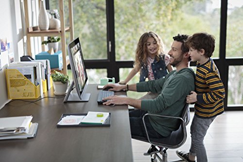 HP Pavilion (24-b256ng) 60,45 cm (23,8 Zoll / Full HD-IPS Touchscreen) All-in-One Desktop PC (Intel Core i3-7100T, 8 GB RAM, 1 TB HDD, Intel HD-Grafikkarte 630, Windows 10 Home 64) weiß - 13