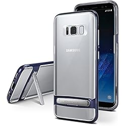 GOOSPERY Galaxy S8 Funda, [Kick Stand] Tecnología de cojín de Aire y Soporte de Metal para para Galaxy S8, Orchid Grey