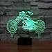 Produktbild Motorrad 3D Lampe LED 7 Farbwechsel USB Tischlampe Atmosphäre Nachtlicht Schlafzimmer Dekor Schlaf Beleuchtung Für Kinder Spielzeug Geschenke