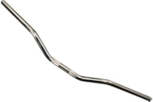 ALCHEMY PARTS Motorcycle Chrome Drag Handlebars - 22mm 7/8 inch for Roadsters, Street Bikes, Bobbers, Choppers, Brat Bikes and Streetfighters | Universal Fitment