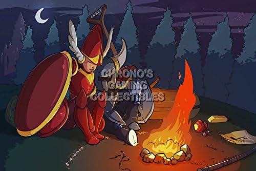 CGC Huge Poster GLOSSY FINISH - Shovel Knight and Shield Knight - PS3 PS4 XBOX 360 ONE Nintendo 3DS WII U - SHK014 (24" x 36" (61cm x 91.5cm))