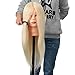 LuckyFine 90% 24'' Hair Salon Hairdressing Model Practice Training Head Mannequin With Clamp