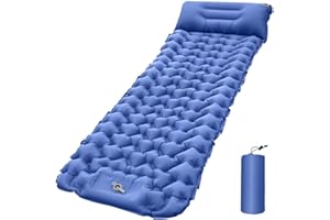 AZHOKTD Self Inflating Camping Pad Sleeping Mat,Extra Thickness 3.9 Inch Waterproof Camping Air Mattress with Pillow for Backpacking Hiking Car Tent