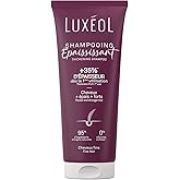 LUXÉOL - Shampoing Epaississant - +35% D'Epaisseur Dès la 1ère Utilisation* - Efficacité Prouvée - à l'Algue Rouge, Protéine 