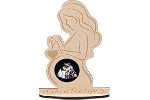 SJBAUTYO Incinta cornice in legno immagine ad ultrasuoni bambino, donne, madre essere idee regalo per future mamme baby shower