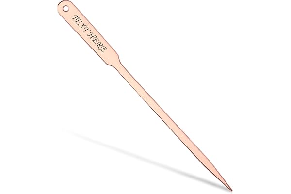 OXYEFEI Ouvre-Lettres, personnalisé Ouvre-Lettre de Inox avec Nom à graver personnalisée, Léger Ouvre-enveloppes Cadeau personnalisé puor Noël d'anniversaire (or rose)