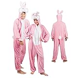 NEU Damen- und Herren-Kostüm Hase rosa Gr. M-L