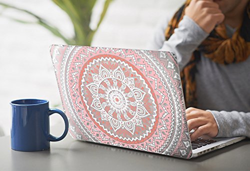 Case MacBook Pro 15 Retina Hülle Rosa ,iCasso Medallion Design Ultra Slim Dünn Kratzfeste matt rutschfest Hartschale Kunststoff Schutzhülle Snap case für MacBook Pro 15 Zoll Retina (Modell: A1398) - 6