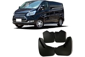 XYHQQF 4 pièces Bavettes Voiture pour Ford Transit Custom 2012+ 1915641 1915642 BK2116A266BC BK2116A267BC Mud Flaps Splash Fender Garde Boue Anti-éclaboussures Protection Avant Arrière Pare