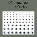 1mm - 8mm Clear Diamante Self Adhesive Rhinestone Body Nail Vajazzle Gems - created exclusively for Diamante Crafts