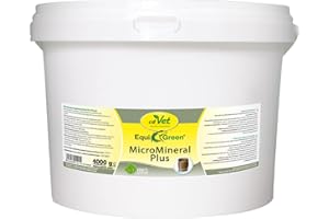 cdVet EquiGreen MicroMineral plus 4 kg - complément alimentaire pour chevaux, apport minéral 100 % naturel pour le cheval