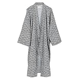 Material: Algodón Hombres yukata Robes Kimono Robe Khan Vaporos Ropa Pijamas # 04
