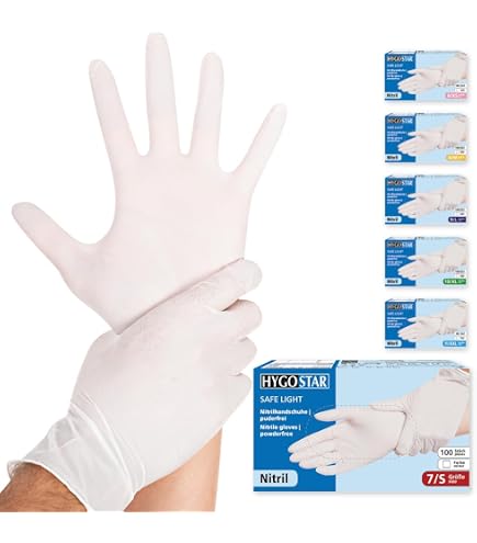 franz Mensch HYGOSTAR Latex Handschuhe Chemo L schwarz