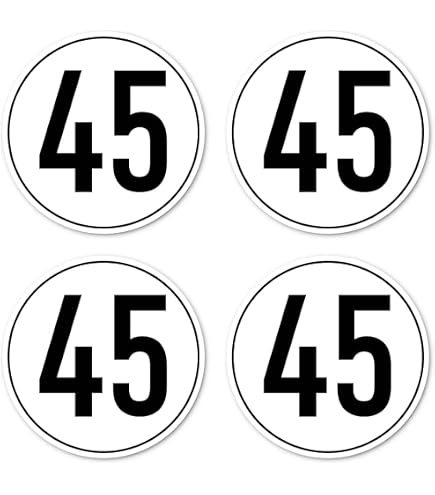 WildeBabsKLBT 20 Cm Pack Of 2 High Quality Sign Sticker Foil Sticker Decal 30 Km Speed Sign Max. Speed StVZO §58.SVG 20 Mm DIN-1451 VZ 274-30 S477
