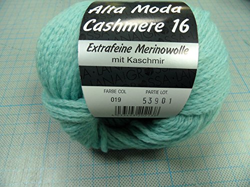 Lana Grossa Wolle "Alta Moda 16" uni - degrade je 50 g (19 mint)