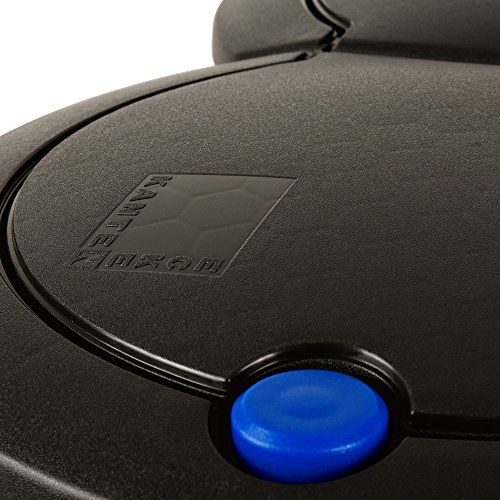 2-fach Mülleimer – Duomülleimer 2x25Liter + Druckknopf-Automatik 50x53cm grau - 5