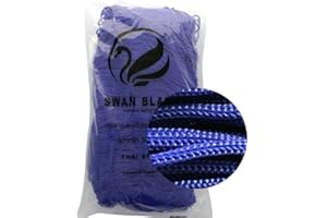filati italiani cordini Swan Black, 500g e assortimento Accessori per Borse (Blu Sport)