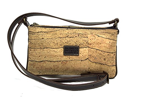 Dux Cork CROSS BODY BAG FOR WOMAN by GENUINE PORTUGUESE PREMIUM Cork Fabric Leather Fashion Designer