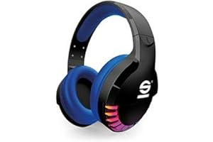 Celly, Auriculares inalámbricos Speed, línea Sparco, Auriculares Gaming Over Ear, con diseño Funcional y Diadema Ajustable, micrófono Incorporado y Control Remoto con Luces LED Rainbow